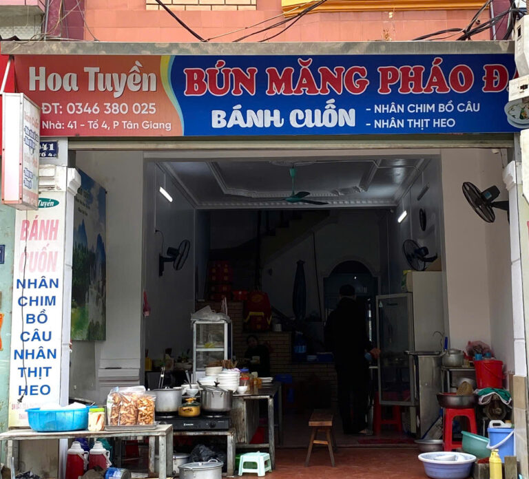 Bánh cuốn Hoa Tuyền Pháo Đài - Phường Tân Giang
