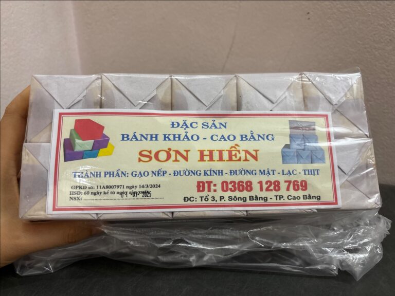 Bánh Khảo Sơn Hiền - Phường Nùng Trí Cao