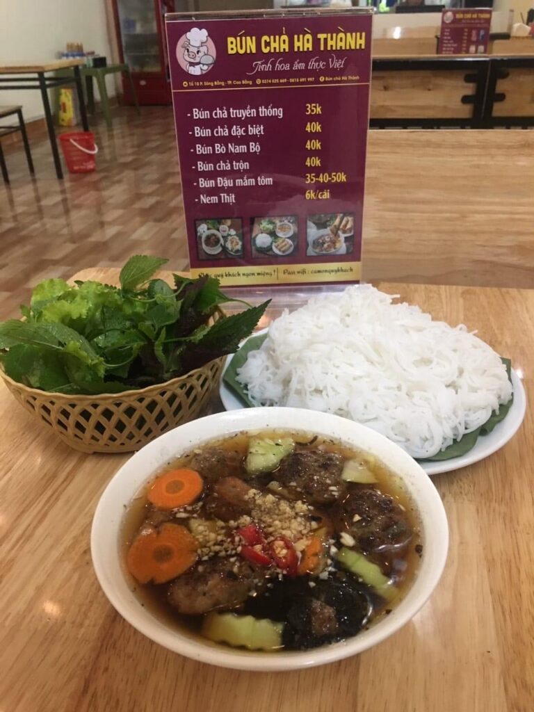 Bún Chả Hà Thành - Phường Nùng Trí Cao