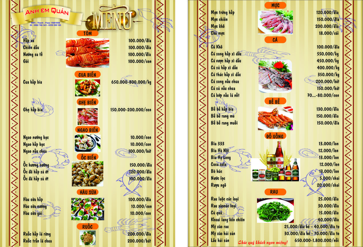Nhà hàng Hải Sản ANH EM QUÁN
