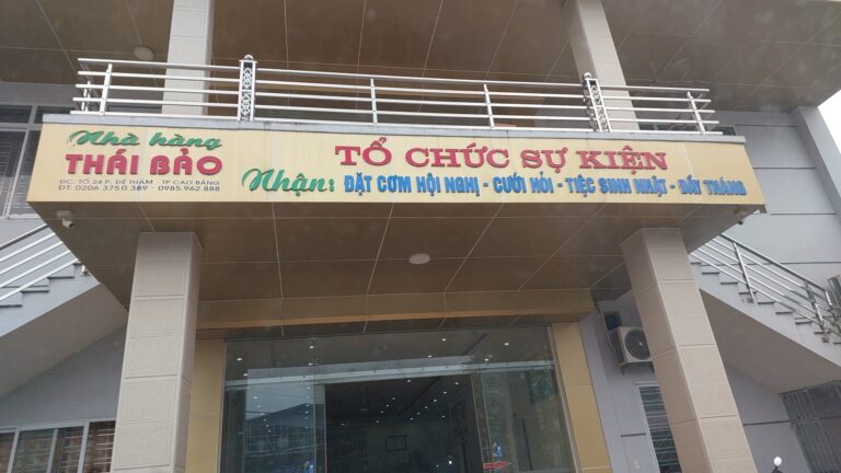 Nhà hàng Thái Bảo - Phường Thục Phán