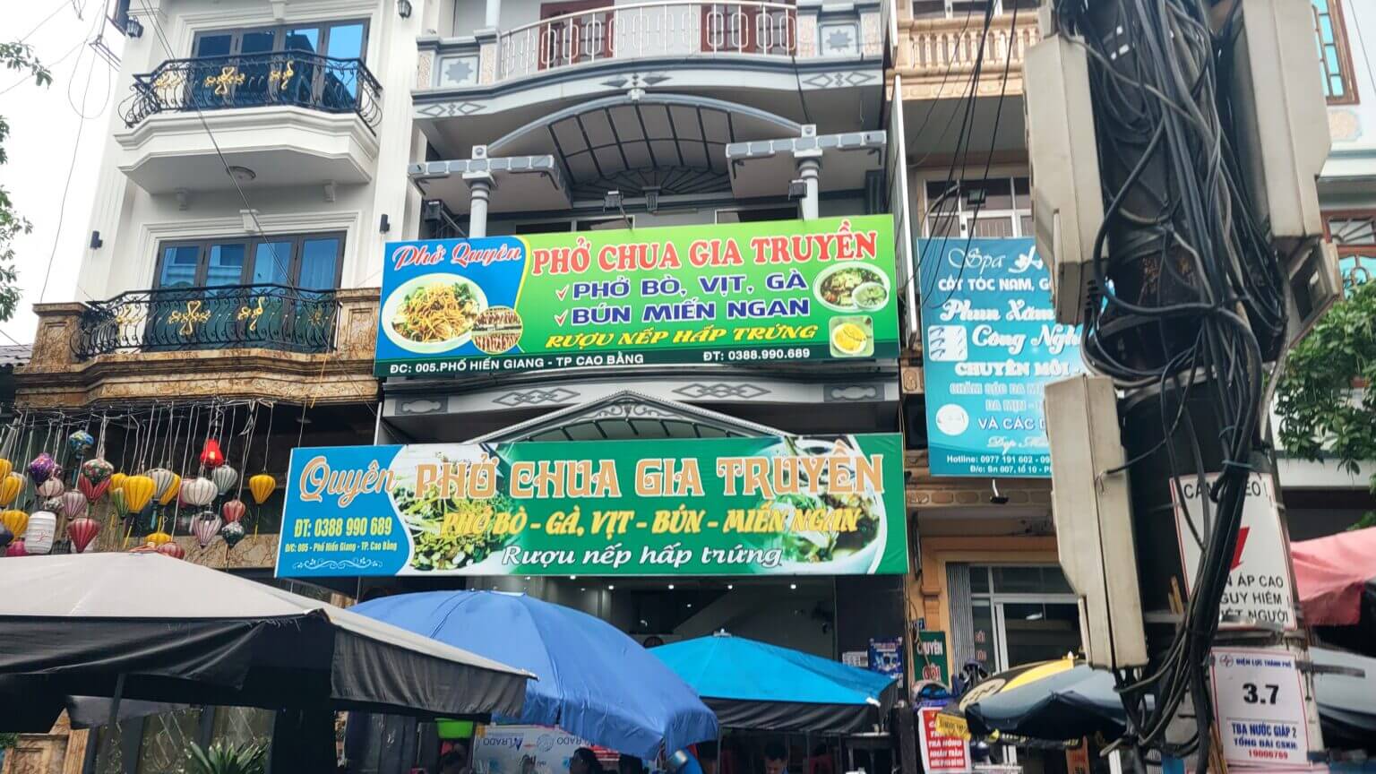 Quán ăn sáng Cao Bằng
