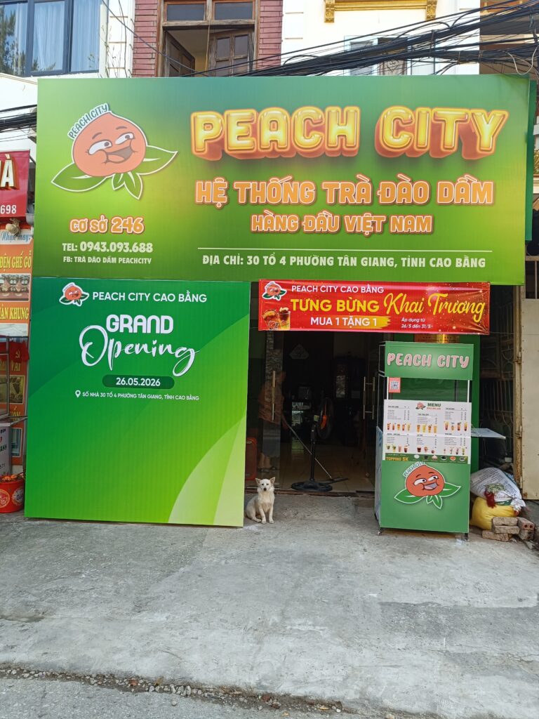Trà Đào Dầm Peach City Pháo Đài - Phường Tân Giang