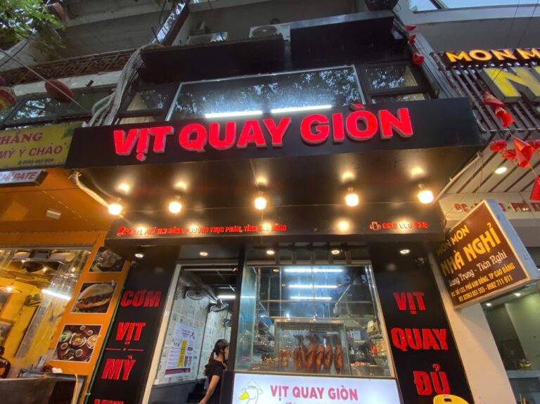 VỊT QUAY GIÒN O THOA - Phường Thục Phán